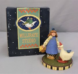 Williraye Golden Friend Hand-Painted Figurine, Coyne's & Co W/ Original Box WW7506