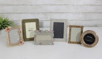 Lot Of 6 Decorative Picture Frames  Floral, Hearts, Vintage & Ornate Styles