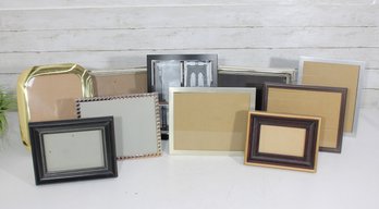 Group Lot Of Assorted Picture Frames  Mixed Sizes & Styles Home Dcor