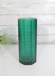 Sascha Brastoff Resin Candle Holder  Mid-Century Modern Green  10'  1950s