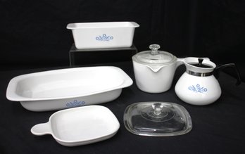 Vintage CorningWare Blue Cornflower Cookware Collection