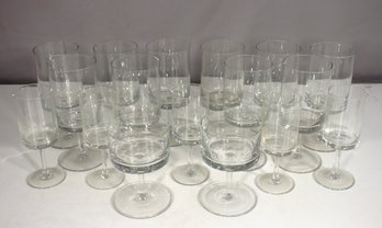 Mid-Century Modern Glassware By Klaus Breit  Assorted Set