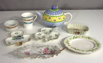 Group Lot Of Vintage & Decorative Porcelain And Ceramic Tableware