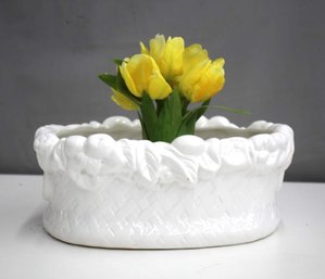 White Porcelain Centerpiece