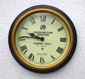Paddington Station Wall Clock By Thomas Kent Clocks. Made In England-untested