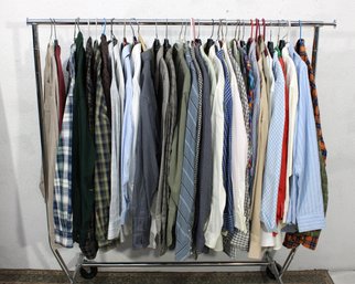 Rack E-Rack Lot Of Mens Tops  Mixed Brands & Styles  Various Sizes