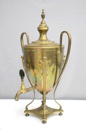 Large Brass Serving Trophy Samovar  Urn