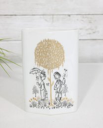 Rosenthal Studio Line The Lovers Vase  Raymond Peynet  Germany 1960s  7'