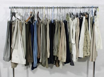 Rack F-Rack Lot Of Mens Dress Pants & Shorts  Mixed Styles  Various Sizes