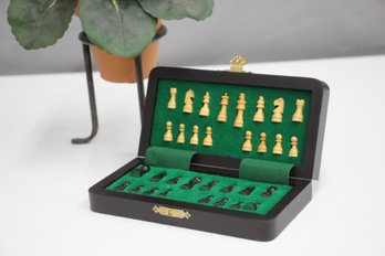 Wooden Folding Chess Set Magnetic