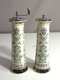 Lenox Capri Vintage 1976 Salt Shaker Pepper Mill Set