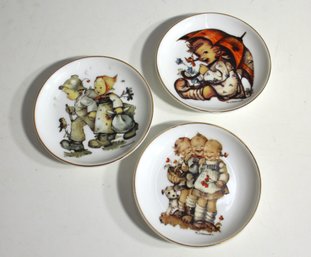 3 MJ Hummel Mini Plate Set