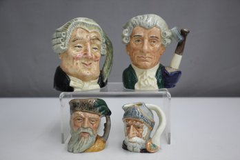 ROYAL DOULTON TOBY JUGS-(four 4)