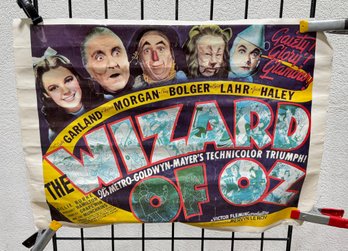Vintage The Wizard Of Oz Movie Poster  MGM Technicolor Classic  20H X 26W