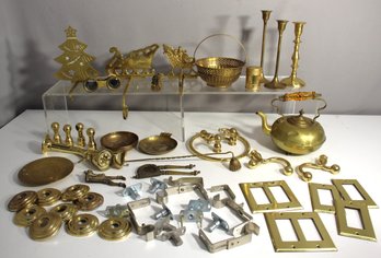 Assorted Lot Of Brass Items
