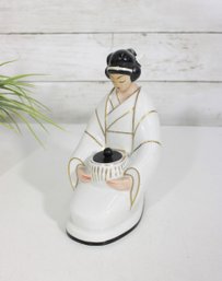 Art Deco Robj Paris La Japonaise Porcelain Geisha Perfume Burner  1920s  7'