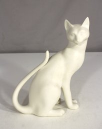 1986 Counterpoint F. Mukai 8 White Porcelain Siamese Cat Figurine  Limited Edition