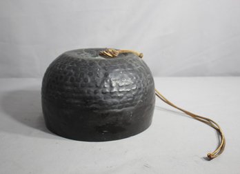 Antique Hammered Metal Chinese Bell