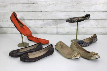 #2-Lot Of Womens Ballet Flats & Loafers  Assorted Styles & Colors  Sizes 8/9