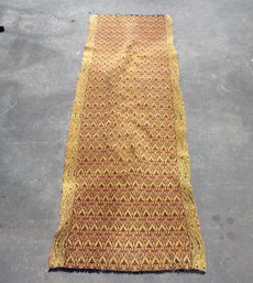 Antique Persian Style Runner Rug - Ornate Geometric And Floral Patterns- 80.5' X 27'