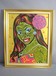 'Vibrant Persona' By Mr. Sittikorn Thepsuwan - Psychedelic Portrait