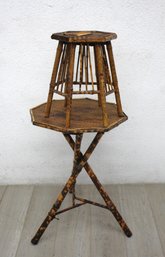 Two Vintage Bamboo Stands