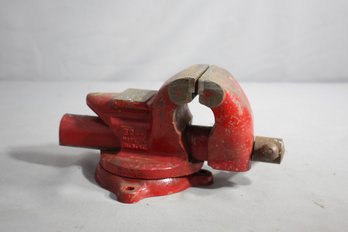 Vintage Red Dunlap Vise