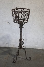 Vintage Wrought Iron Plant Stand