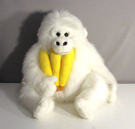 Vintage Kids Of America White Gorilla Plush With Bananas - 21' Tall