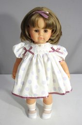 18' Zapf Creation Doll With Polka Dot Dress