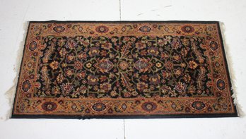 Vintage Machine Made Oriental Rug  47' X 24'