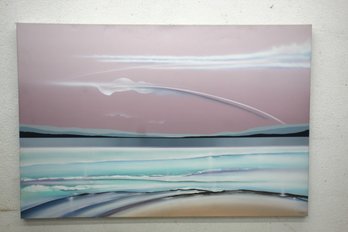 'Serene Horizons' By Claudio (1989)  Original Signed Landscape Painting