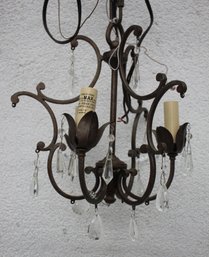 Small 11'  3 Light Chandelier