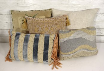 Collection Of 5 Decorative Accent Pillows  Riverdale Home Fashions & Designer Textiles