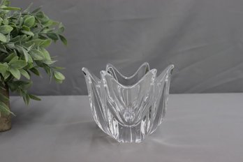 Orrefors Clear Tulip Belle Vase Bowl