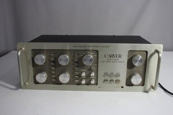 Carver C-4000 High Fidelity Control Console Preamplifier  Untested  Vintage Audio Equipment