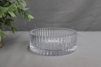 Mikasa Diamond Fire Pattern Cut Lead Crystal Bowl