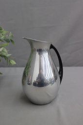Vintage Mid Century Modern Retro Herald Italy Aluminum Small Pitcher