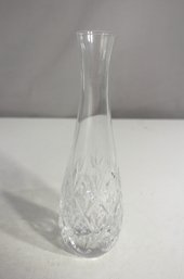 8' Waterford Crystal Bud Vase  Signed, Cut Glass Elegant Design