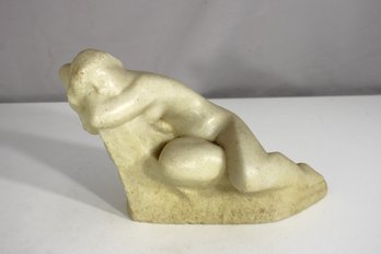 Vincent Glinsky The Dreamer Sculpture  7' X 11' Modernist Reclining Nude, Signed Art Cast