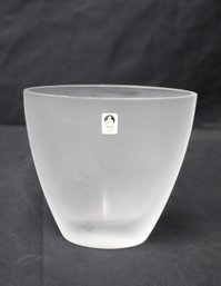 Sasaki Crystal Vase - Modernist Design