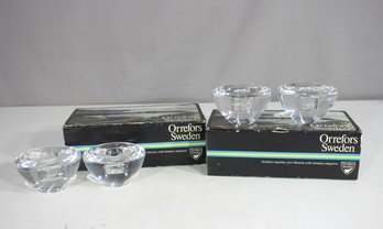 Set Of 4 Vintage Julia Pottery Miniature Bud Vases - Signed