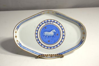 Zodiac Trinket Dish By Mottahedeh-Made In Portugal-7.5'x 5'