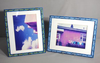 Paired Framed Prints With Abstract Appeal