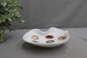 Vintage Modernist Venetian Millefiori Art Glass Bowl