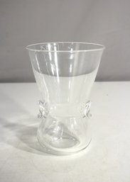 Steuben Crystal Pinched Thumbprint Vase - 6'H