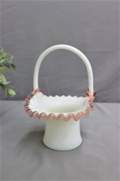 Fenton Ruffled Basket