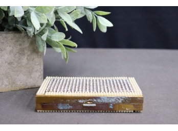 Vintage Bedazzeled Cosmetic Compact