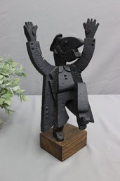 Frank Meisler Dancing Chasidic Jewish Figure Sculpture