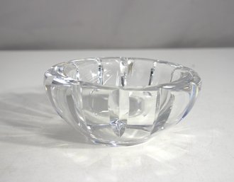 Orrefors Swedish Art Glass Thousand Windows Bowl - 2.25'H X 5' Round